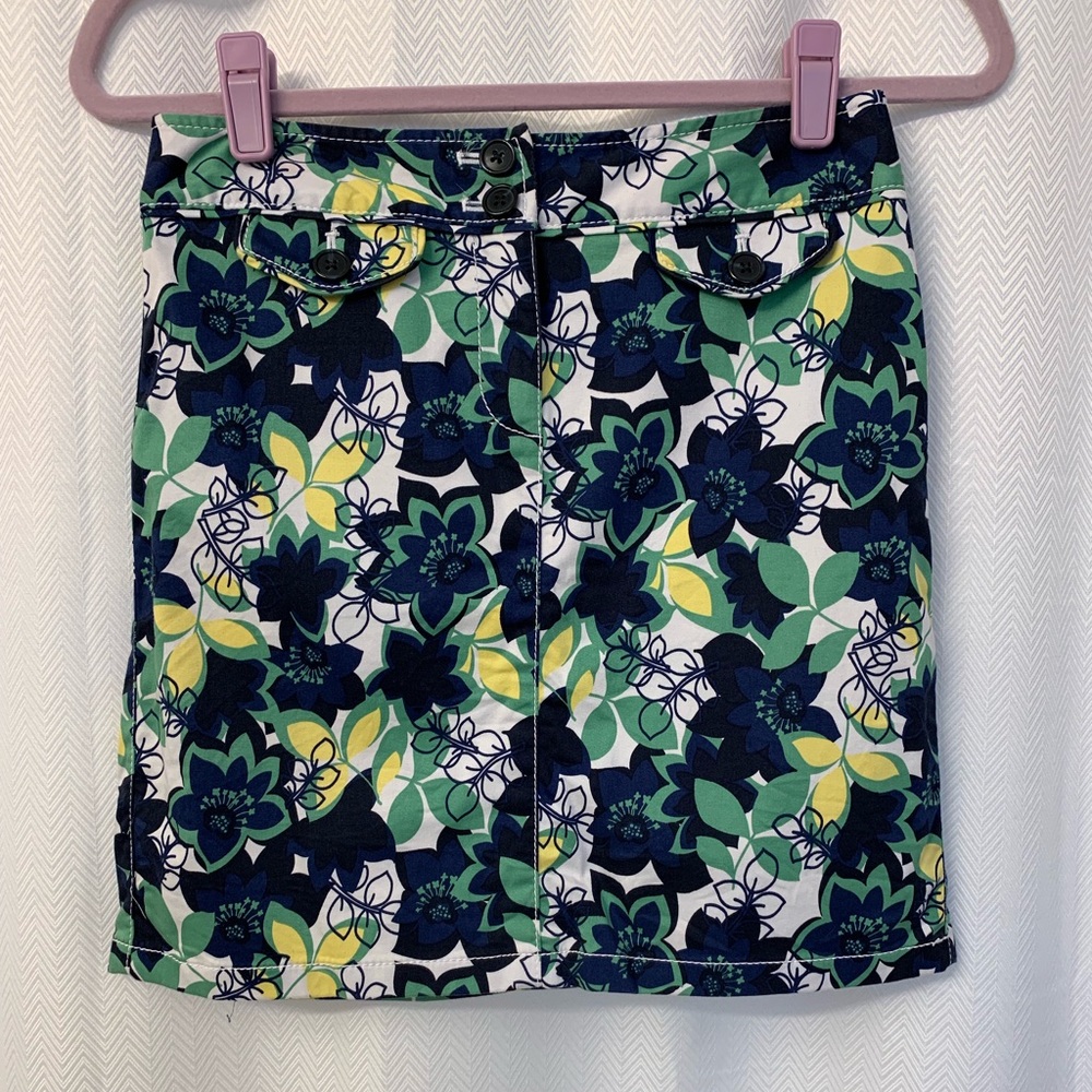 Ann Taylor Floral Print Pencil Skirt